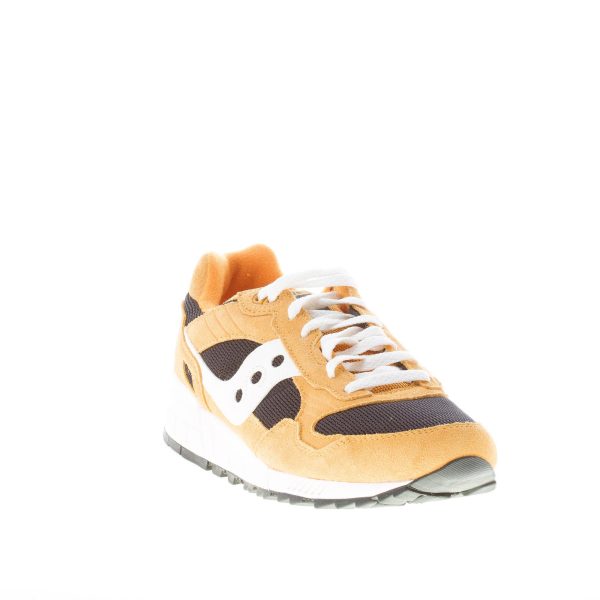 SAUCONY uomo sneaker Shadow 5000 in camoscio GIALLO più tessuto NERO - immagine 2