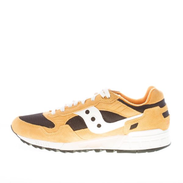 SAUCONY uomo sneaker Shadow 5000 in camoscio GIALLO più tessuto NERO - immagine 5