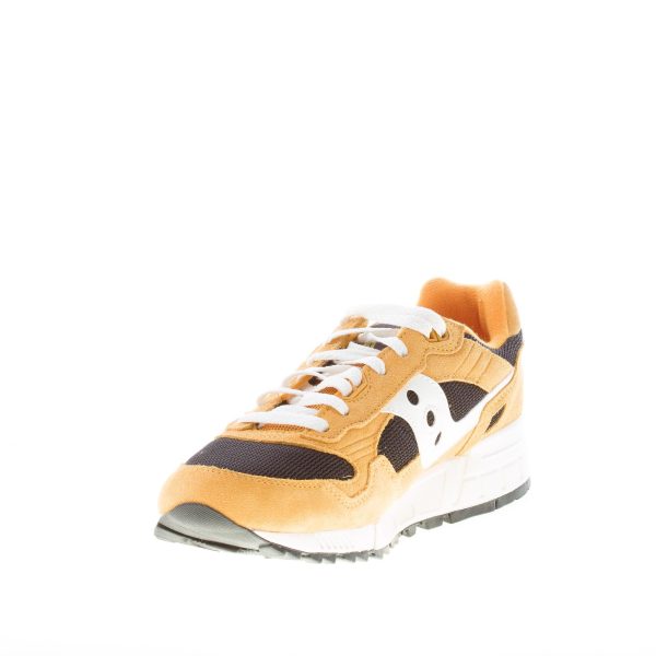 SAUCONY uomo sneaker Shadow 5000 in camoscio GIALLO più tessuto NERO - immagine 6