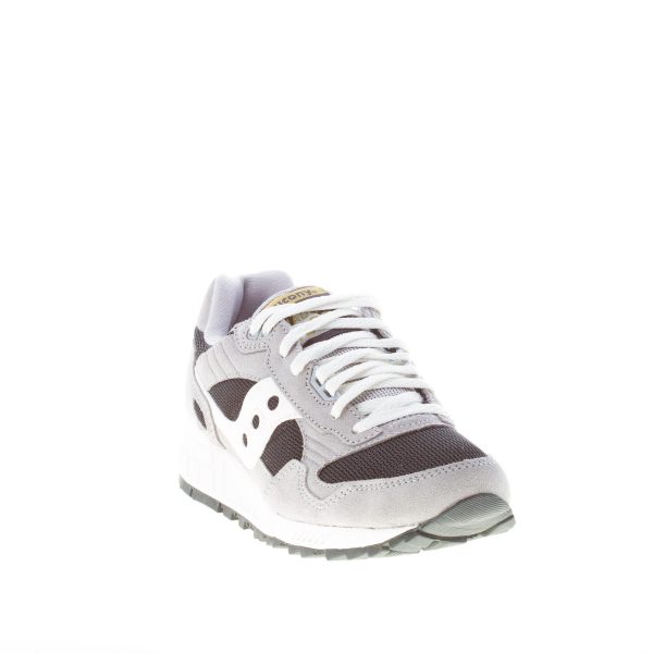 SAUCONY uomo sneaker Shadow 5000 in camoscio GRIGIO più tessuto NERO - immagine 2