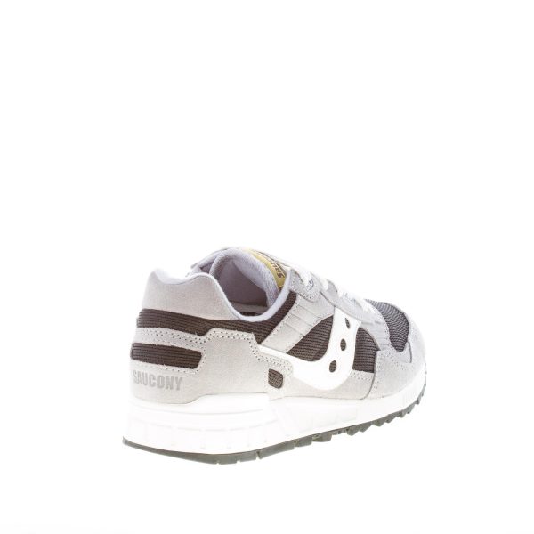 SAUCONY uomo sneaker Shadow 5000 in camoscio GRIGIO più tessuto NERO - immagine 3