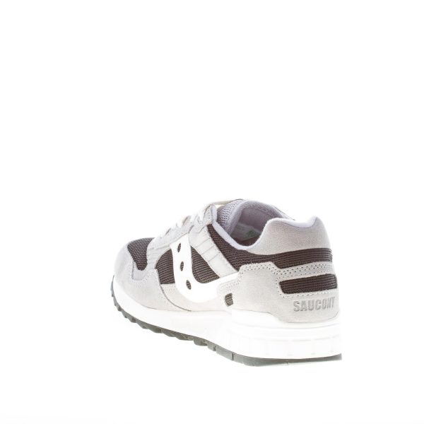 SAUCONY uomo sneaker Shadow 5000 in camoscio GRIGIO più tessuto NERO - immagine 4