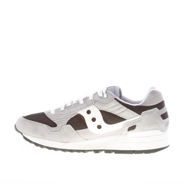 SAUCONY uomo sneaker Shadow 5000 in camoscio GRIGIO più tessuto NERO - immagine 5