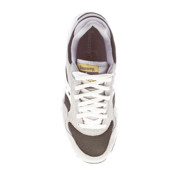 SAUCONY uomo sneaker Shadow 5000 in camoscio GRIGIO più tessuto NERO - immagine 7