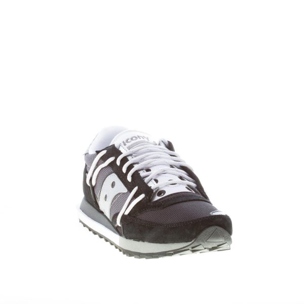 SAUCONY unisex sneaker Jazz DST in camoscio e tessuto NERO più argento - immagine 2