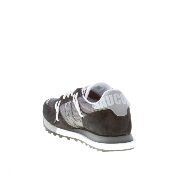 SAUCONY unisex sneaker Jazz DST in camoscio e tessuto NERO più argento - immagine 4