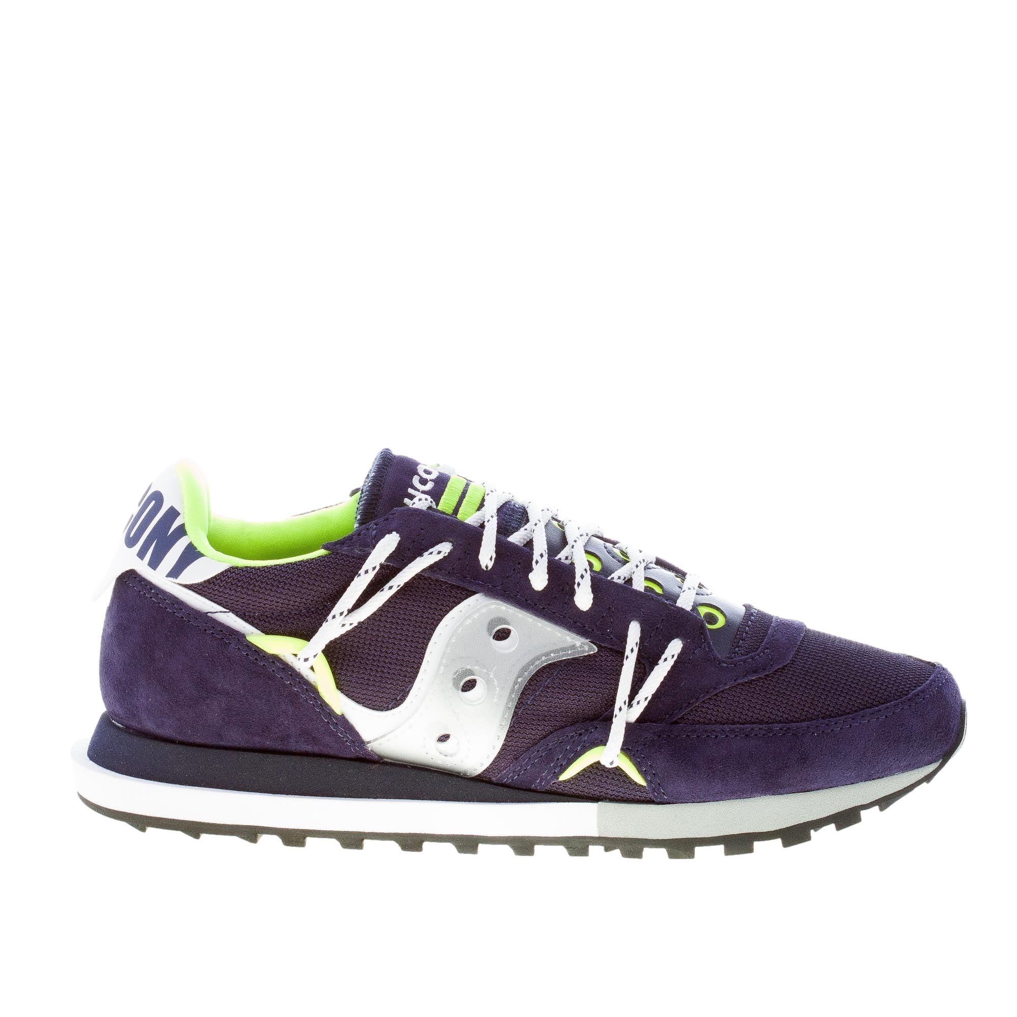SAUCONY unisex sneaker Jazz DST in camoscio e tessuto BLU NAVY pi argento e bianco