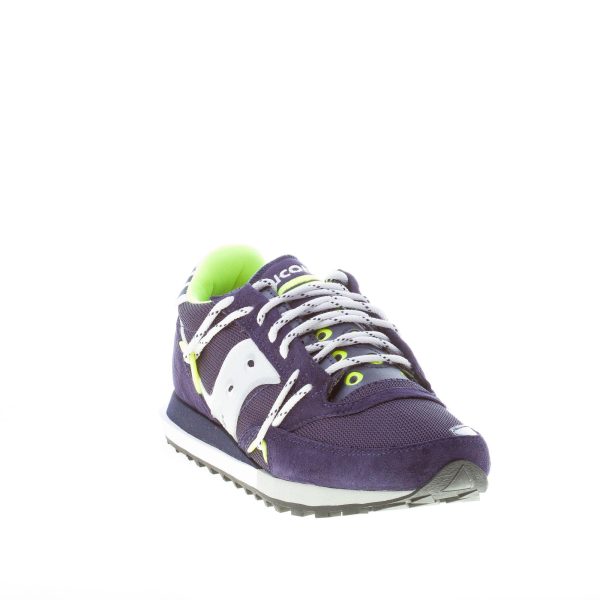 SAUCONY unisex sneaker Jazz DST in camoscio e tessuto BLU NAVY più argento e bianco - immagine 2