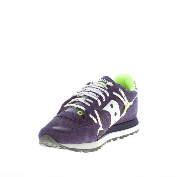 SAUCONY unisex sneaker Jazz DST in camoscio e tessuto BLU NAVY più argento e bianco - immagine 6