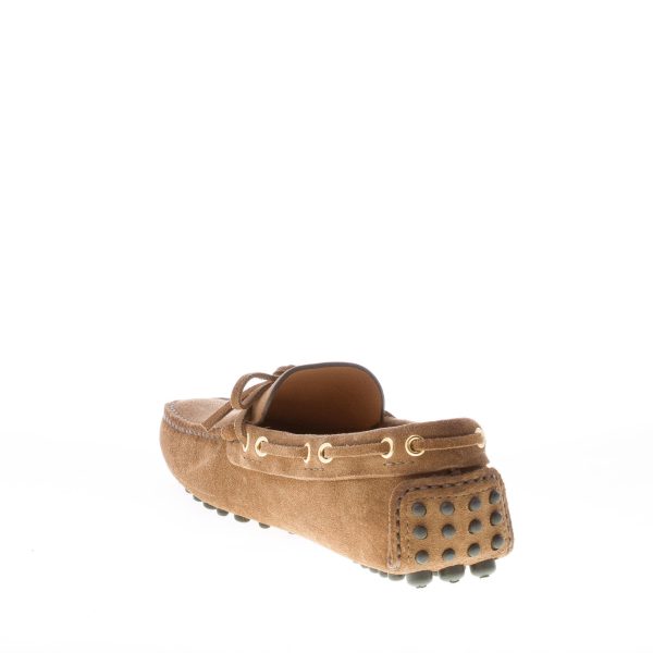 CAR SHOE uomo mocassino driving in camoscio SIGARO con laccetto - immagine 4