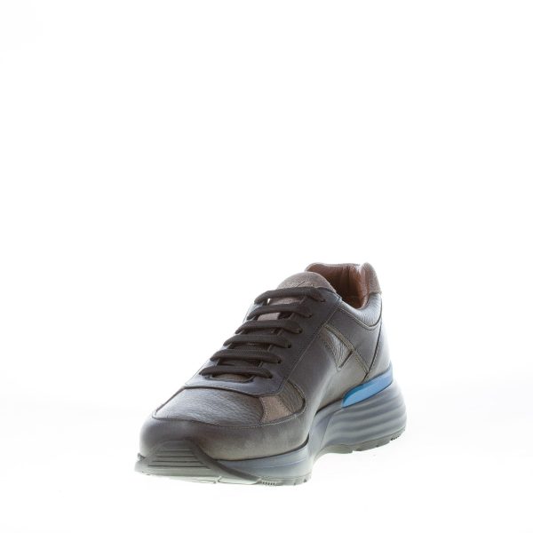 CHURCH'S uomo CH 873 sneaker in pelle NERO più grigio e verde - immagine 6