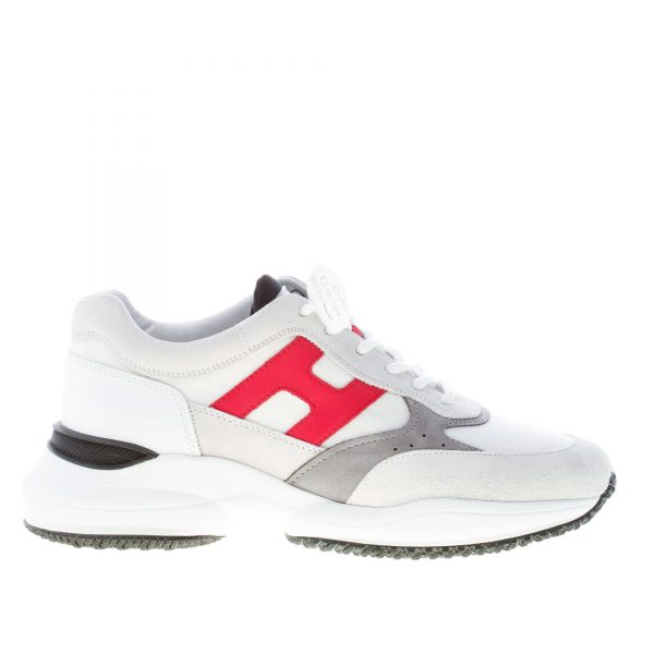 HOGAN uomo H365 sneaker in morbida pelle NERO con maxi logo | Strike  Calzature
