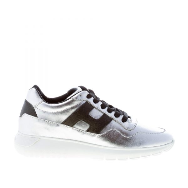 HOGAN SNEAKER INTERACTIVE VERNICE Donna Nero lucido | Mascheroni Moda