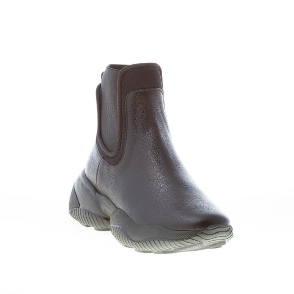 HOGAN donna stivaletto Interaction Chelsea in pelle NERO. Suola oversize - immagine 2