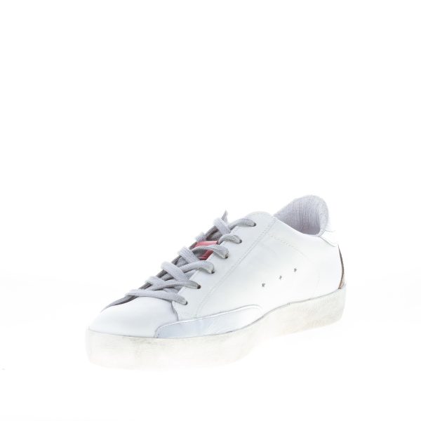 ISHIKAWA donna sneaker LOW PLUS LIM 1870 in pelle BIANCO più oro - immagine 6