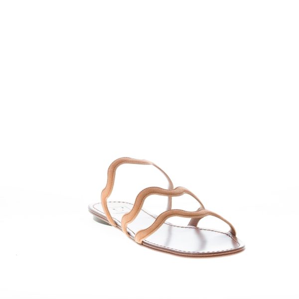 L'AUTRE CHOSE donna sandalo ciabatta in camoscio SIGARO con fasce. Tacco 1 cm - immagine 2