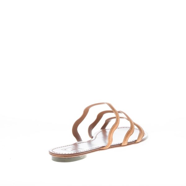 L'AUTRE CHOSE donna sandalo ciabatta in camoscio SIGARO con fasce. Tacco 1 cm - immagine 3