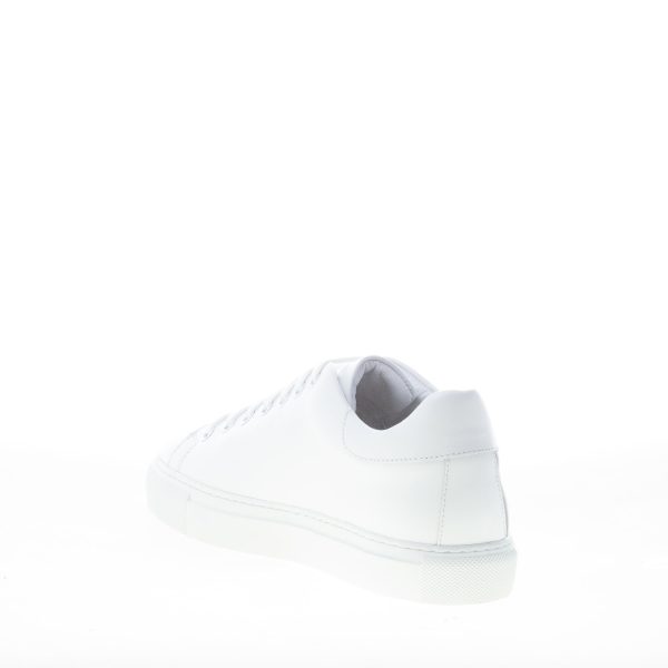 MOSCHINO uomo sneaker Serena25 in pelle BIANCO con logo lettering nero - immagine 4