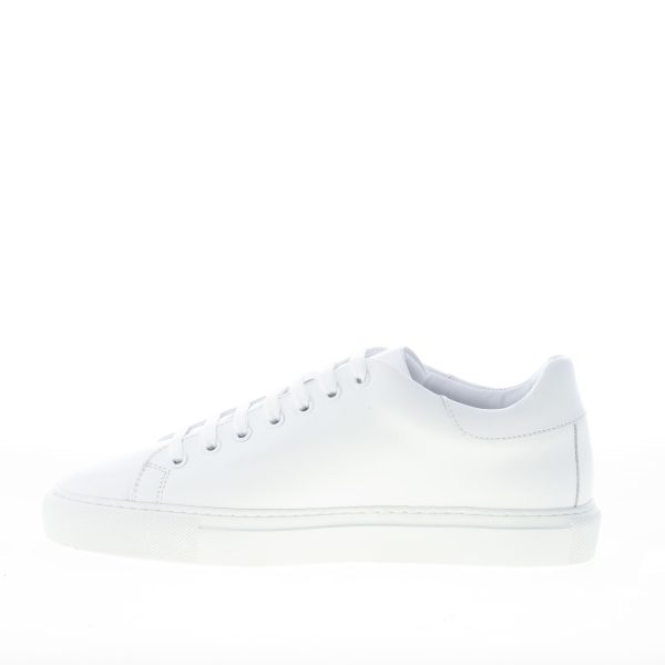 MOSCHINO uomo sneaker Serena25 in pelle BIANCO con logo lettering nero - immagine 5