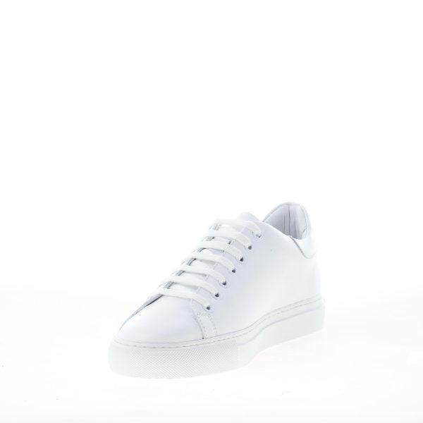 MOSCHINO uomo sneaker Serena25 in pelle BIANCO con logo lettering nero - immagine 6