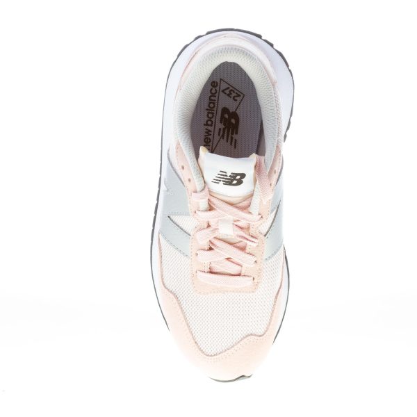 NEW BALANCE donna sneaker 237 in camoscio e tessuto mesh ROSA più argento - immagine 7