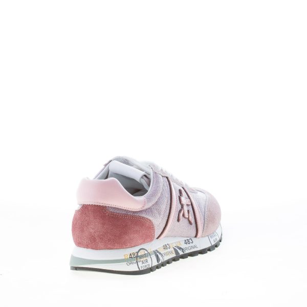 PREMIATA donna sneaker Lucy 5102 in camoscio e tessuto ROSA - immagine 3