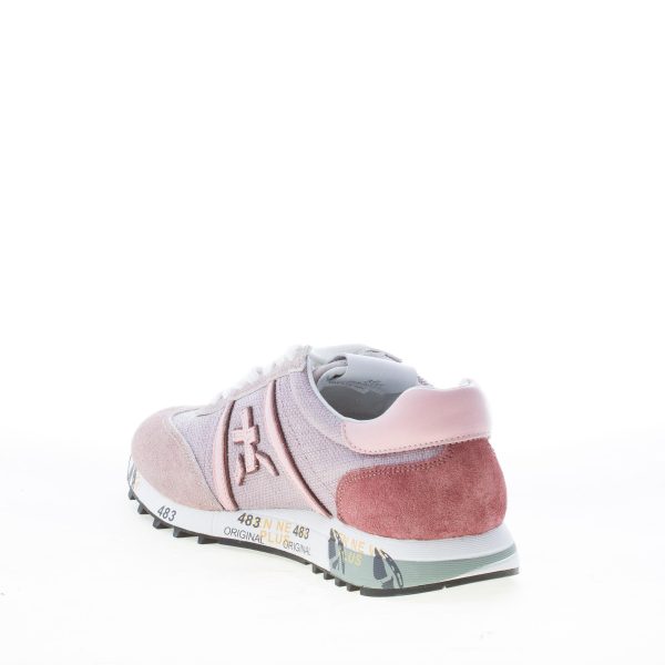PREMIATA donna sneaker Lucy 5102 in camoscio e tessuto ROSA - immagine 4