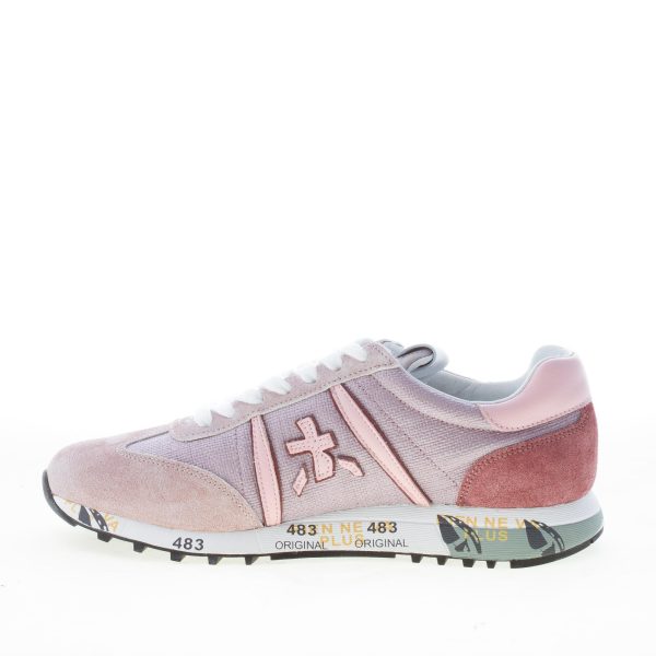 PREMIATA donna sneaker Lucy 5102 in camoscio e tessuto ROSA - immagine 5