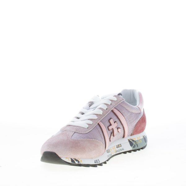 PREMIATA donna sneaker Lucy 5102 in camoscio e tessuto ROSA - immagine 6