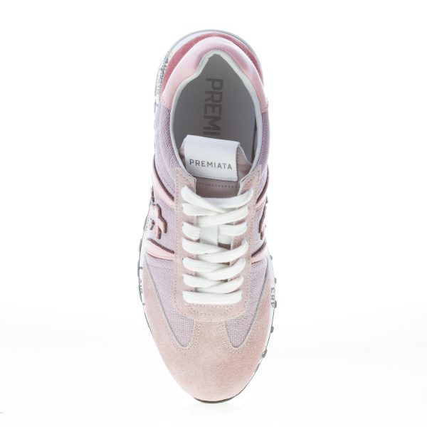 PREMIATA donna sneaker Lucy 5102 in camoscio e tessuto ROSA - immagine 7
