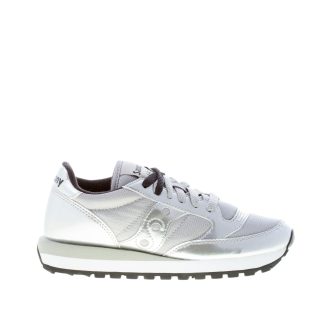 SAUCONY donna sneaker Jazz Original in pelle metallizzata e tessuto ARGENTO