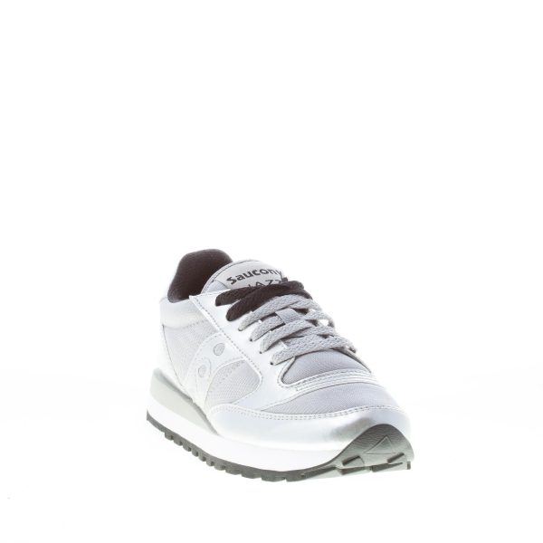 SAUCONY donna sneaker Jazz Original in pelle metallizzata e tessuto ARGENTO - immagine 2