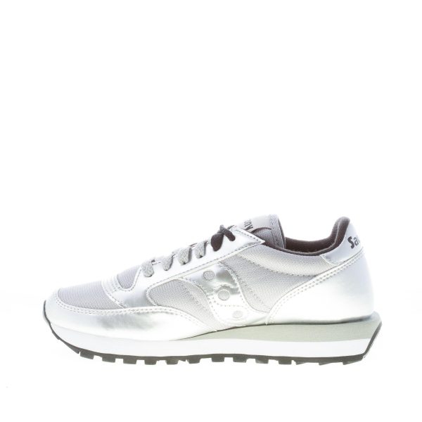SAUCONY donna sneaker Jazz Original in pelle metallizzata e tessuto ARGENTO - immagine 5