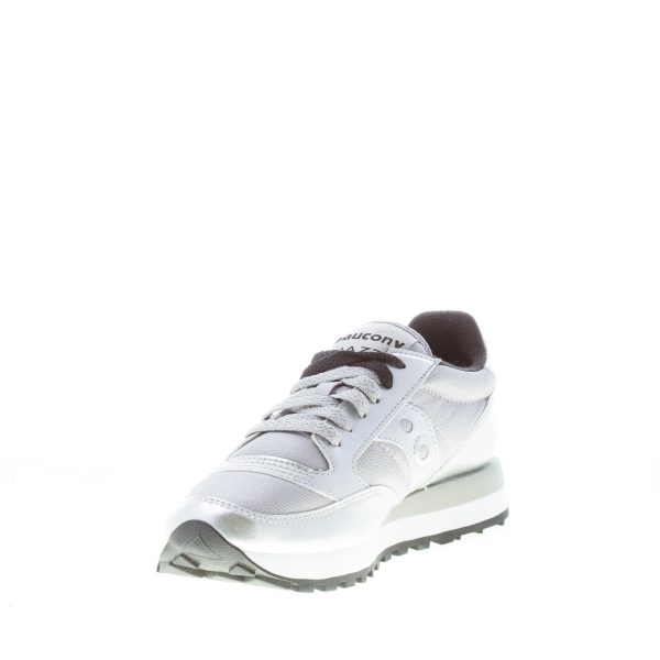 SAUCONY donna sneaker Jazz Original in pelle metallizzata e tessuto ARGENTO - immagine 6