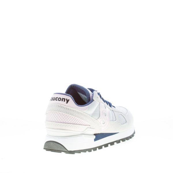 SAUCONY donna sneaker Shadow Original in tessuto e camoscio GRIGIO CHIARO più rosa - immagine 3