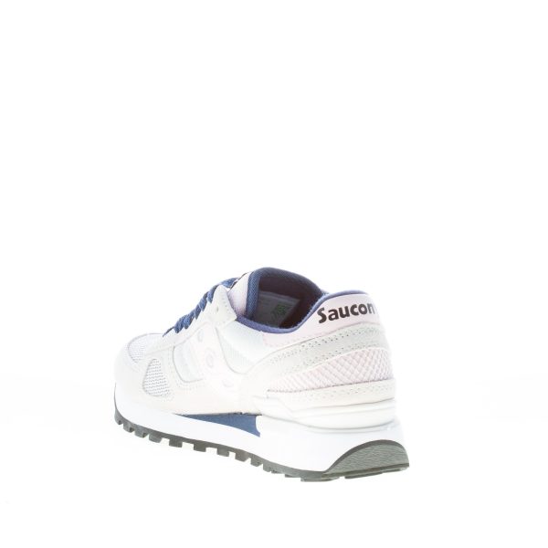 SAUCONY donna sneaker Shadow Original in tessuto e camoscio GRIGIO CHIARO più rosa - immagine 4