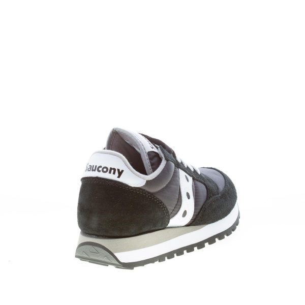 SAUCONY donna unisex sneaker Jazz in camoscio e tessuto NERO più bianco - immagine 3