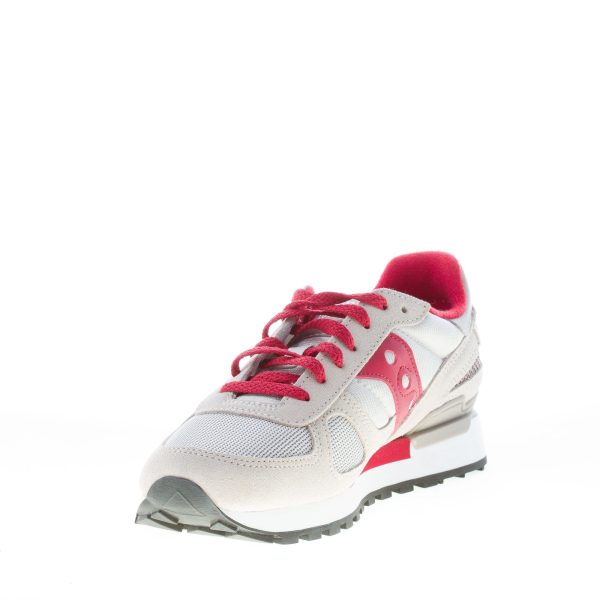 SAUCONY uomo sneaker Shadow Original in tessuto e camoscio BEIGE più rosso - immagine 6