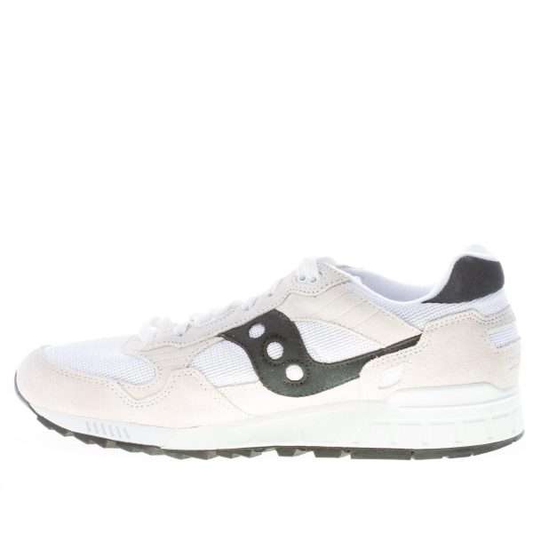 SAUCONY uomo sneaker Shadow 5000 in camoscio e tessuto BEIGE più bianco e blu - immagine 5