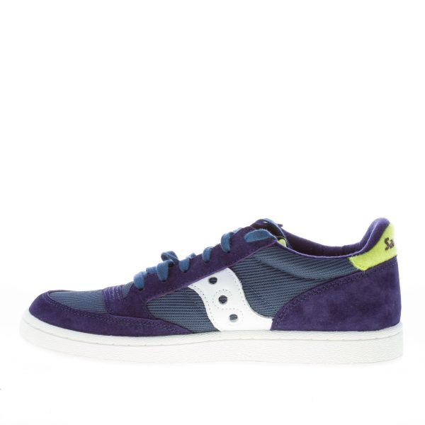 SAUCONY uomo sneaker Jazz Court in camoscio e tessuto BLU più bianco - immagine 5