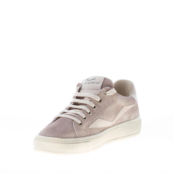 VOILE BLANCHE uomo sneaker Fit II EASY in camoscio stinto e pelle TORTORA - immagine 6
