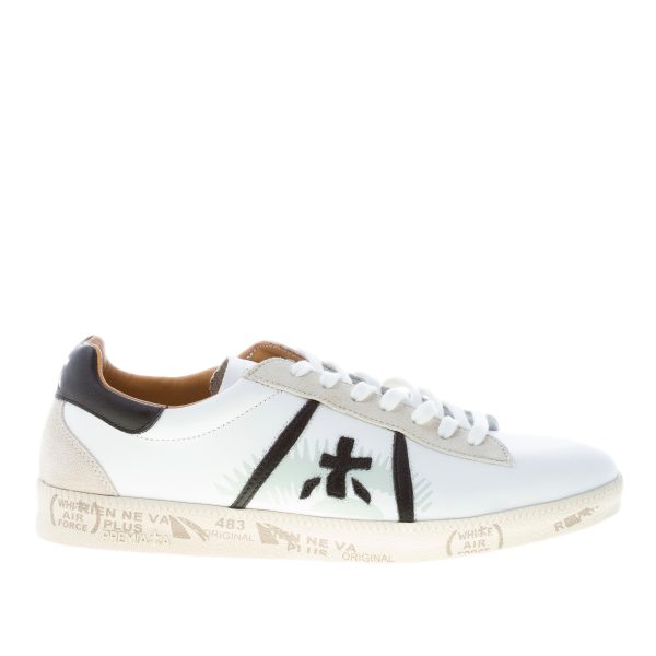 PREMIATA uomo sneaker ANDY 5421 in pelle BIANCO più nero