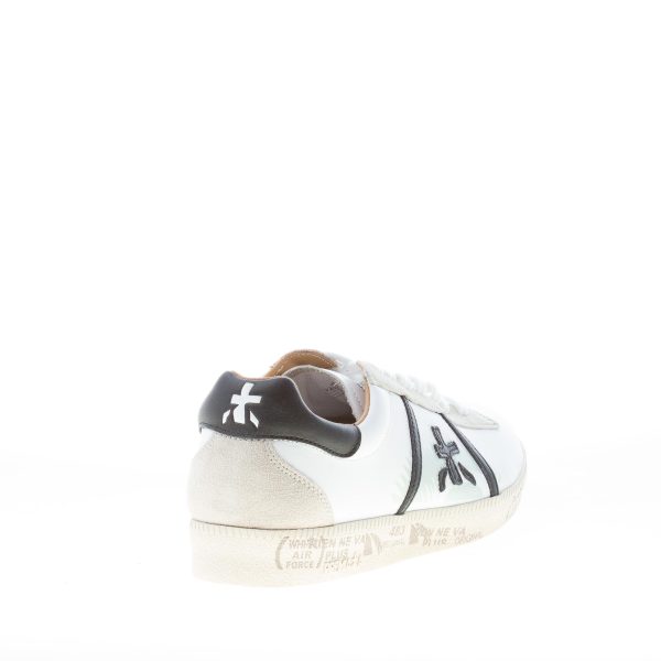 PREMIATA uomo sneaker ANDY 5421 in pelle BIANCO più nero - immagine 3