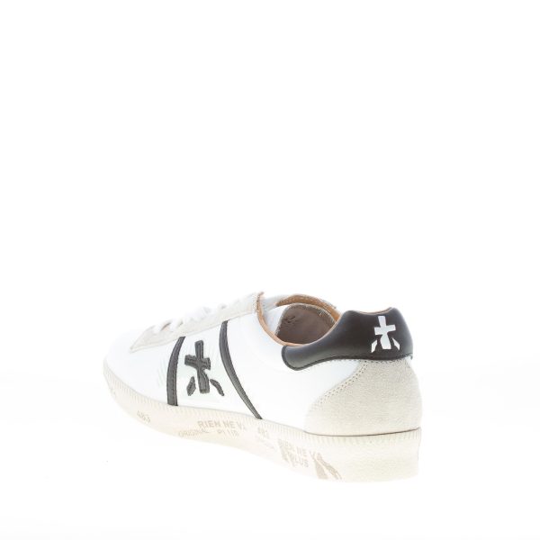 PREMIATA uomo sneaker ANDY 5421 in pelle BIANCO più nero - immagine 4
