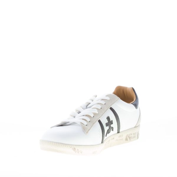 PREMIATA uomo sneaker ANDY 5421 in pelle BIANCO più nero - immagine 6