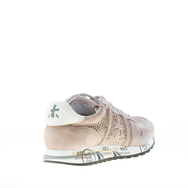 PREMIATA uomo sneaker Eric 5666 in camoscio traforato BEIGE - immagine 3
