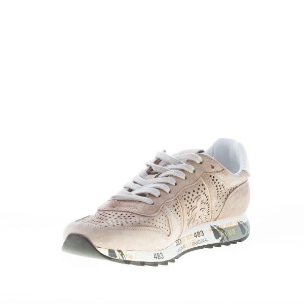 PREMIATA uomo sneaker Eric 5666 in camoscio traforato BEIGE - immagine 6