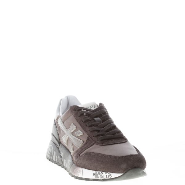 PREMIATA uomo sneaker Mick 5888 in tessuto tecnico e camoscio GRIGIO più NERO - immagine 2