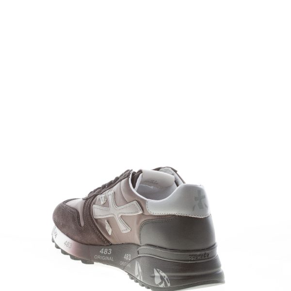 PREMIATA uomo sneaker Mick 5888 in tessuto tecnico e camoscio GRIGIO più NERO - immagine 5