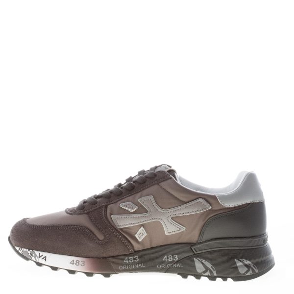 PREMIATA uomo sneaker Mick 5888 in tessuto tecnico e camoscio GRIGIO più NERO - immagine 4